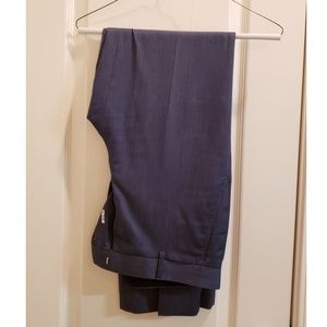 JF J. Ferrar Blue Slim Fit Suit Pants